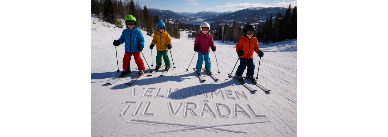 Skiferie i Vrdal Skisenter  Norges gemte perle for familier og begyndere