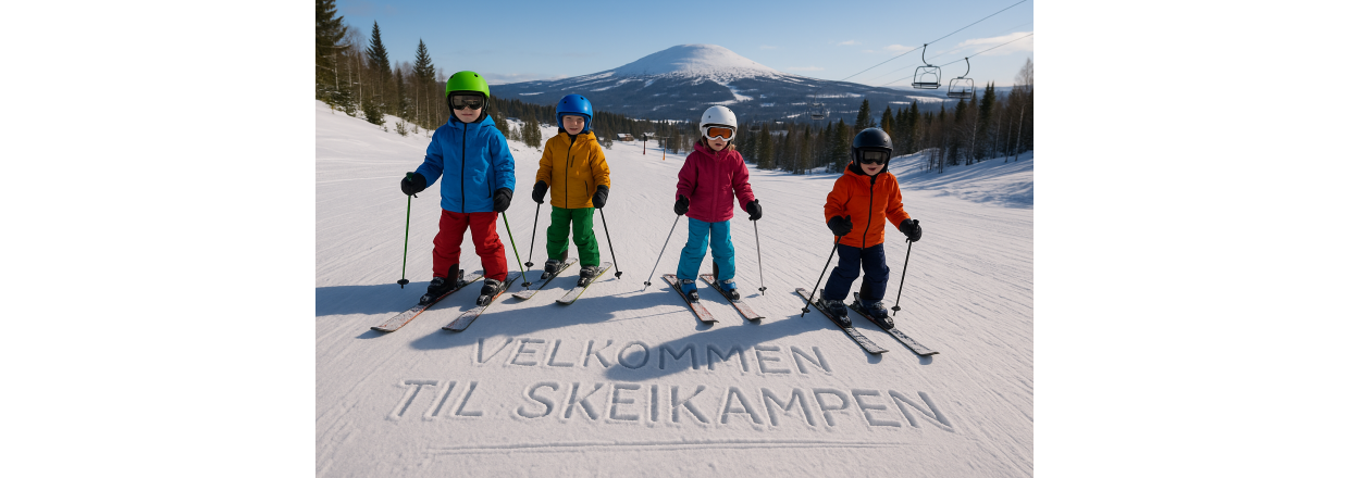 Skiferie i Skeikampen  Familievennlig skiparadis med panoramaudsigt over Gudbrandsdalen