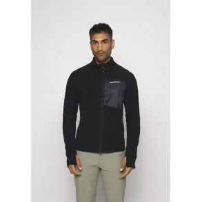 Pile Zip Jacket Black