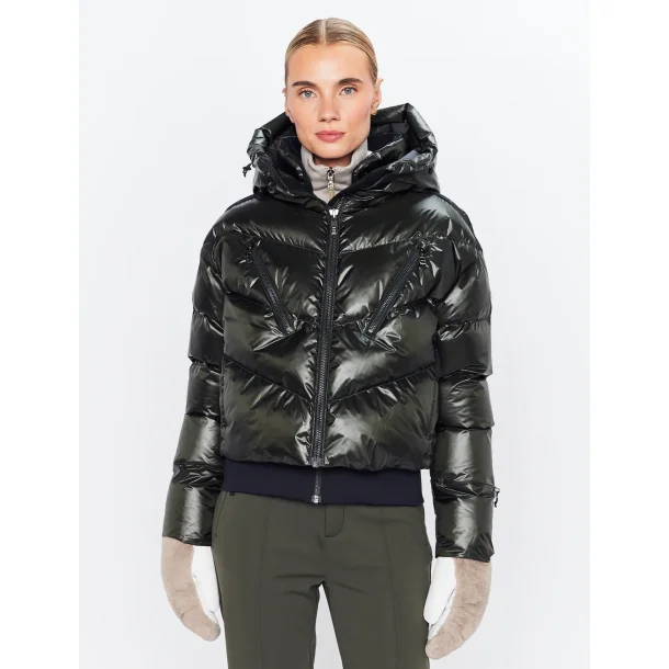 Noelle Puffer Italian Green