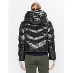 Noelle Puffer Italian Green
