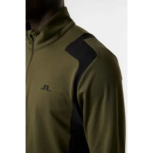 Lukas Quarter Zip Mid Layer Green