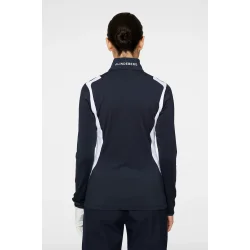 Mae Zip Mid Layer Navy