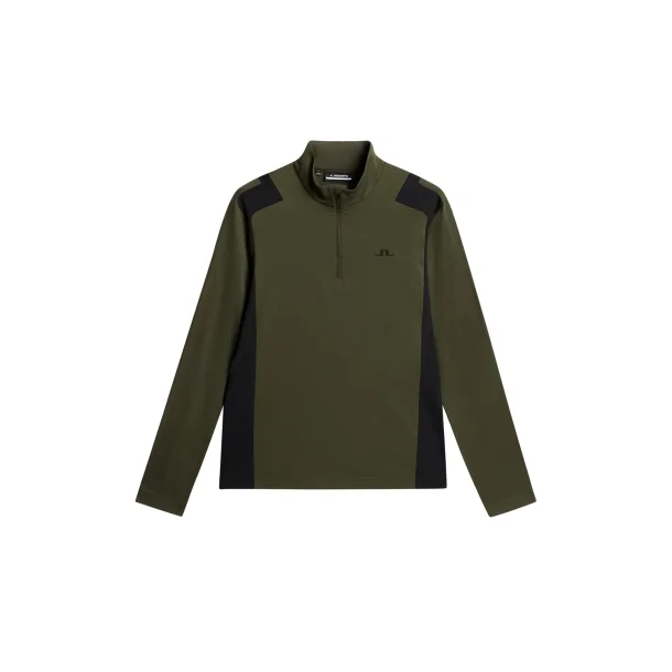 Lukas Quarter Zip Mid Layer Green