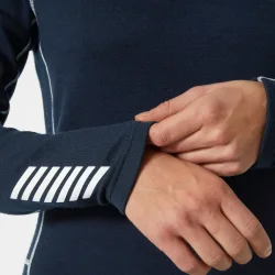 W Lifa Merino Crew Navy