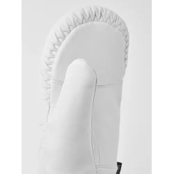 Leather Box Mitt White