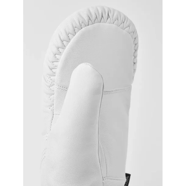Leather Box Mitt White