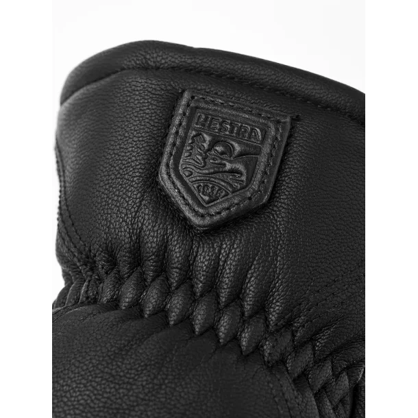 Leather Box Mitt Black