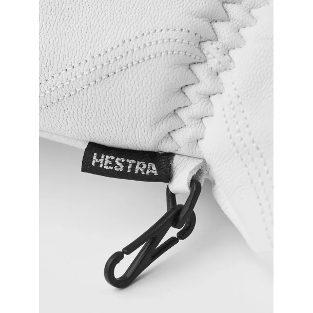 Leather Box Mitt White