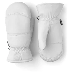 Leather Box Mitt White