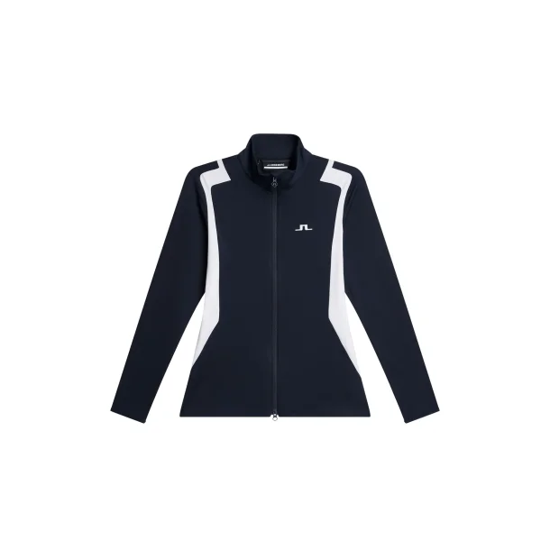 Mae Zip Mid Layer Navy