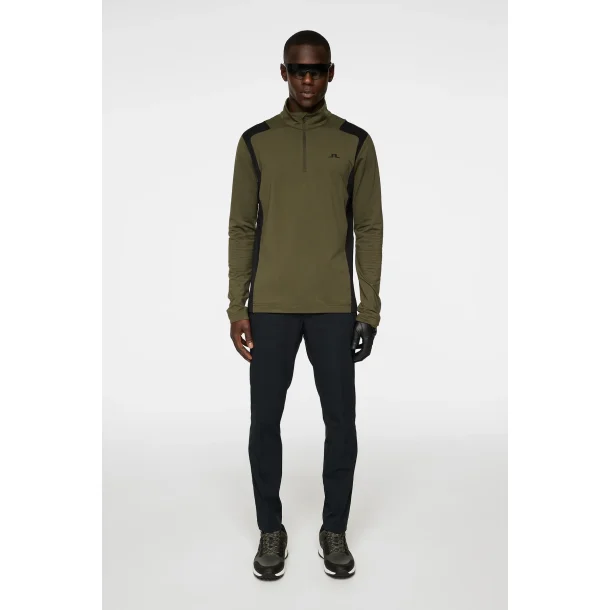 Lukas Quarter Zip Mid Layer Green