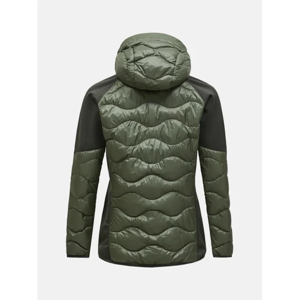 Helium Down Hybrid Hood Olive Extreme