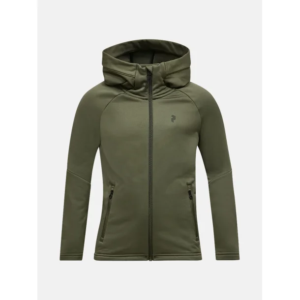 JR Rider Zip Hood Pine Needle