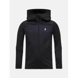 JR Rider Zip Hood Black