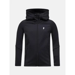 JR Rider Zip Hood Black