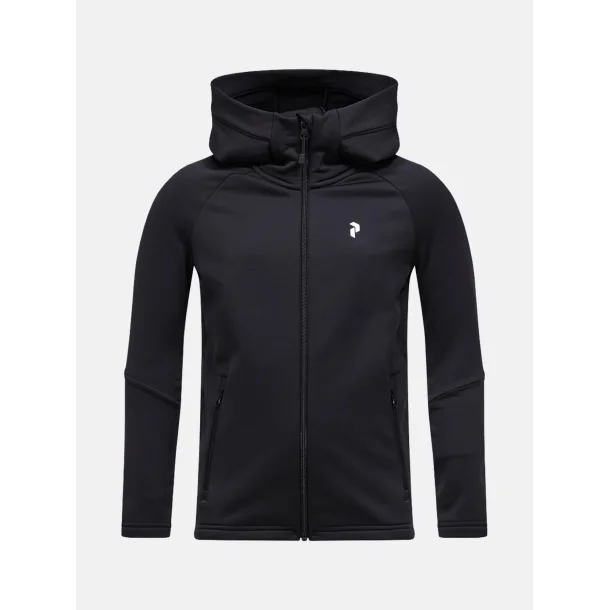 JR Rider Zip Hood Black