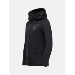 JR Rider Zip Hood Black