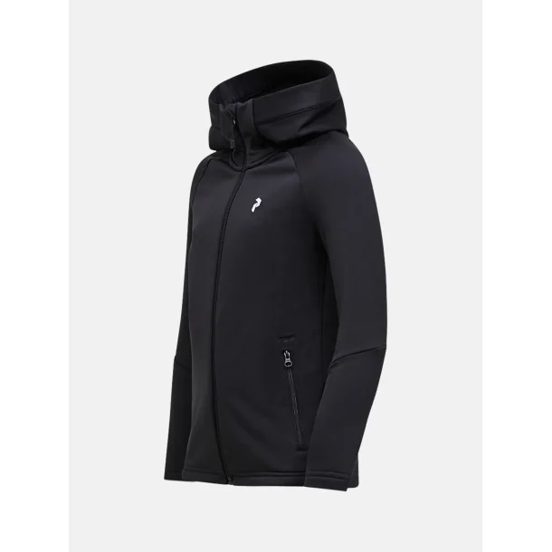 JR Rider Zip Hood Black