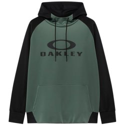Bark DWR Fleece Hoody Black/Aviator Green