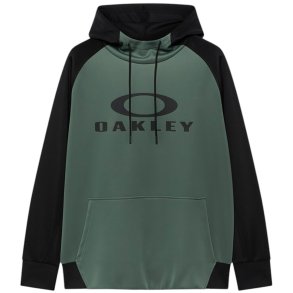 Bark DWR Fleece Hoody Black/Aviator Green
