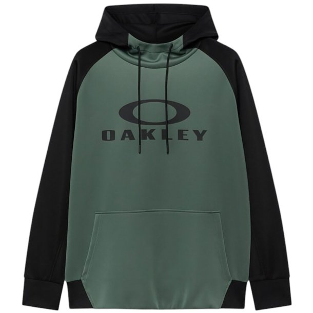 Bark DWR Fleece Hoody Black/Aviator Green