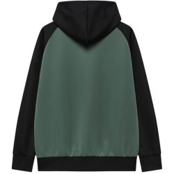 Bark DWR Fleece Hoody Black/Aviator Green