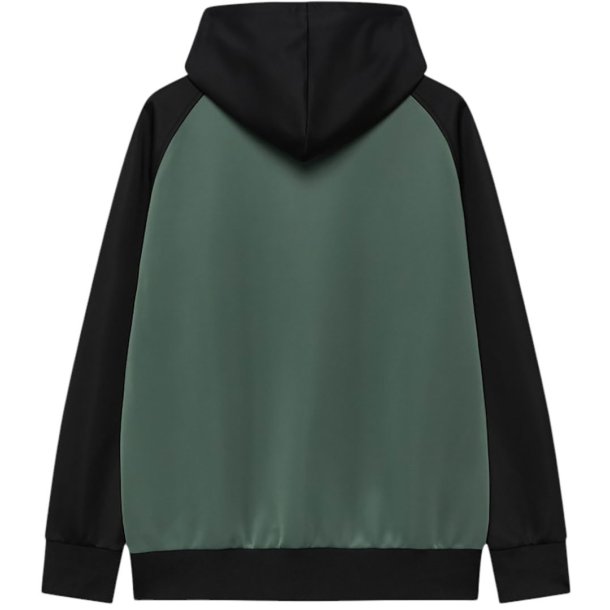 Bark DWR Fleece Hoody Black/Aviator Green