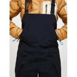 W Edge 3L Shell Bib Pants Black