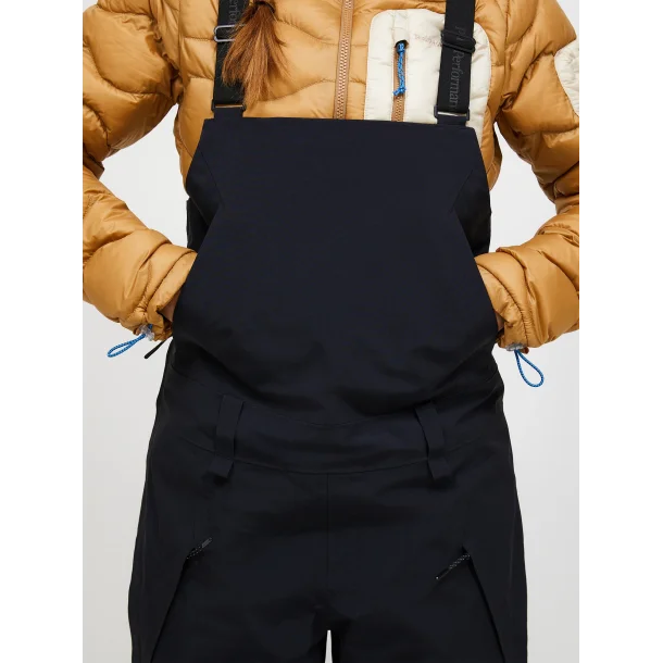 W Edge 3L Shell Bib Pants Black