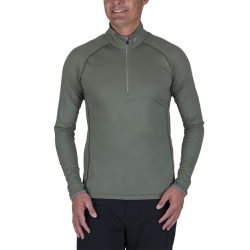 Feel Half-Zip Midlayer Green Smoke