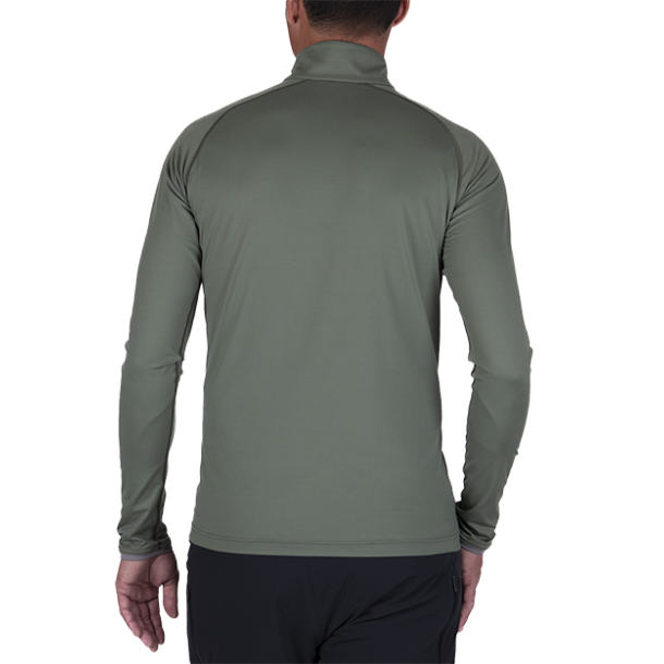 Feel Half-Zip Midlayer Green Smoke