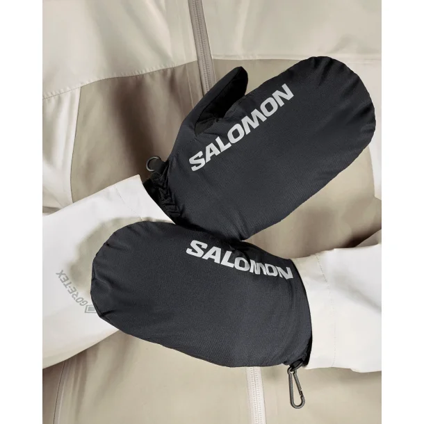 Cross Warm Mitten Black