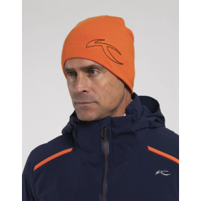Side Logo Beanie Orange