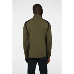Lukas Quarter Zip Mid Layer Green