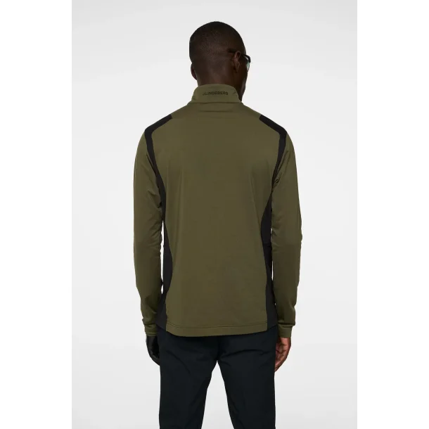 Lukas Quarter Zip Mid Layer Green