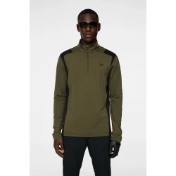 Lukas Quarter Zip Mid Layer Green