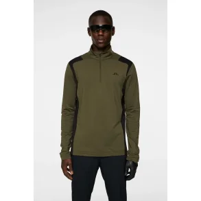 Lukas Quarter Zip Mid Layer Green