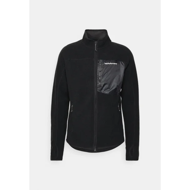 Pile Zip Jacket Black