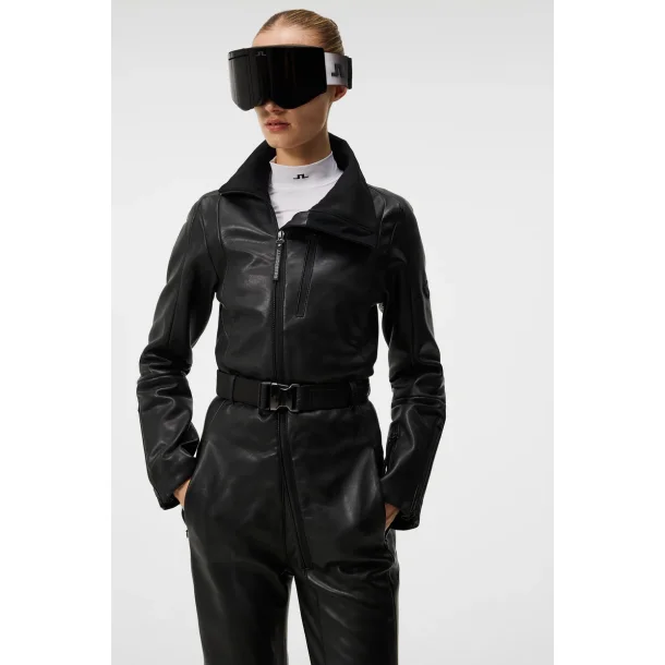 J.Lindeberg ブラック ワンピース Coyote One Piece Leather / Black – J.Lindeberg