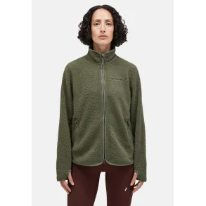 W Pile Zip Jacket Pine