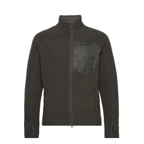 Pile Zip Jacket Olive